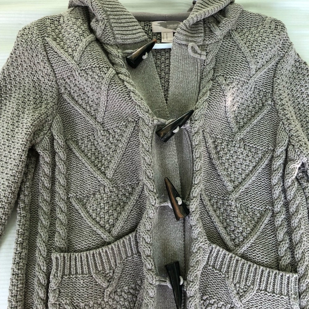 XXI: Hooded Cardigan